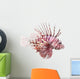 Tropical Red Lionfish Wall Decal