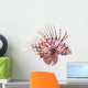 Tropical Red Lionfish Wall Decal