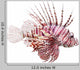 Tropical Red Lionfish Wall Decal