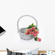 Basket of Roses Wall Decal