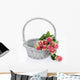 Basket of Roses Wall Decal