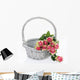 Basket of Roses Wall Decal