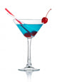 Blue Alcohol Cocktail Martini Wall Decal