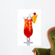 Red Alcohol Cocktail Wall Decal