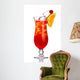 Red Alcohol Cocktail Wall Decal