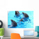 Smiling Dolphin Wall Decal