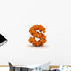 Letter S Basketball Alphabet Wall Decal