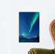 Aurora Borealis between Fjords Wall Decal