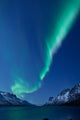 Aurora Borealis between Fjords Wall Decal