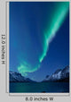 Aurora Borealis between Fjords Wall Decal