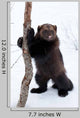 Wolverine Snow Wall Decal