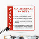 No Lifeguard Duty Swim Wall Decal