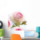 Pink Rose over Blue Wall Decal