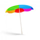 Colorful Beach Umbrella White Wall Decal