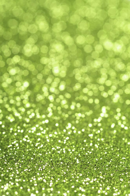 Green Glitter Wall Decal
