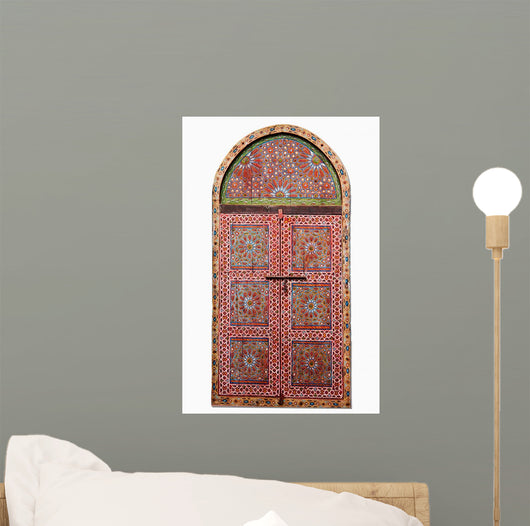 Cutout Arabic Wooden Window Wall Decal