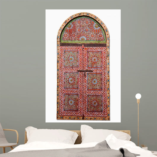 Cutout Arabic Wooden Window Wall Decal