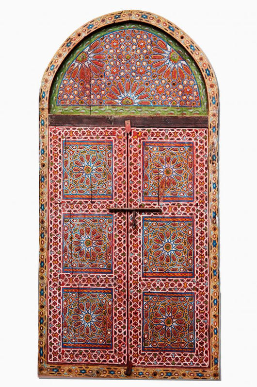 Cutout Arabic Wooden Window Wall Decal
