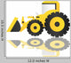 Backhoe Wall Decal