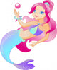 Little Pretty Mermaid Is Wall Decal