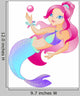 Little Pretty Mermaid Is Wall Decal