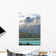 Lac Pehoe Et Cornes Mountains Close-up Wall Decal