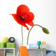 Poppy Flower Wall Decal