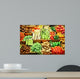 Vegetables in Baskets Wall Decal