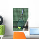 Tennis Balls and Racquet Wall Decal