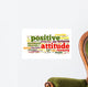 Positive Attitude Word Cloud 2 Wall Decal