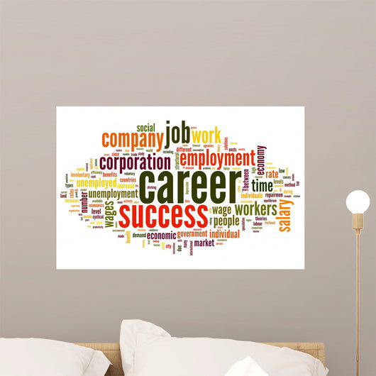 Career Concept Word Tag Wall Decal