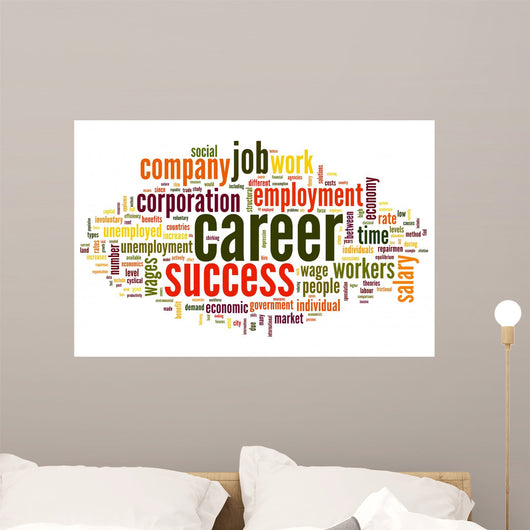 Career Concept Word Tag Wall Decal
