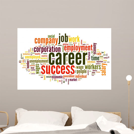 Career Concept Word Tag Wall Decal