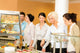 Cafeteria Food Young Woman Wall Decal