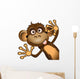 Funny Monkey Wall Decal