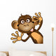 Funny Monkey Wall Decal