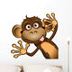 Funny Monkey Wall Decal