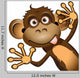 Funny Monkey Wall Decal