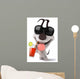 Dog and Cocktail Wall Decal