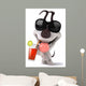 Dog and Cocktail Wall Decal