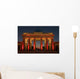 Brandenburg Gate Red Light Wall Decal