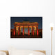 Brandenburg Gate Red Light Wall Decal