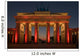 Brandenburg Gate Red Light Wall Decal