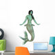 Green Skinned Dark Haired Wall Decal