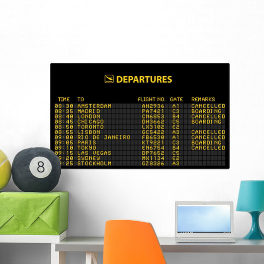 Bezel Airport Wall Decal