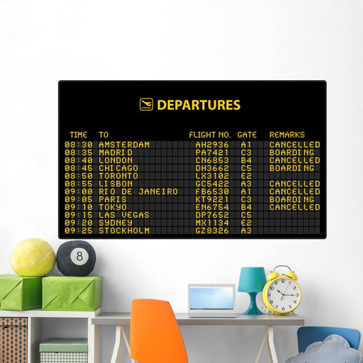 Bezel Airport Wall Decal