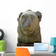 Carved Lions Head Wall Decal