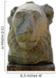 Carved Lions Head Wall Decal