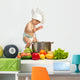 Little Boy Chef's Hat Wall Decal