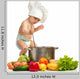 Little Boy Chef's Hat Wall Decal